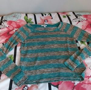 dELiA*S Long Sleeve Cropped Top Size Medium